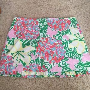 Lilly Pulitzer Callie Skirt, Mariposa, Size 6